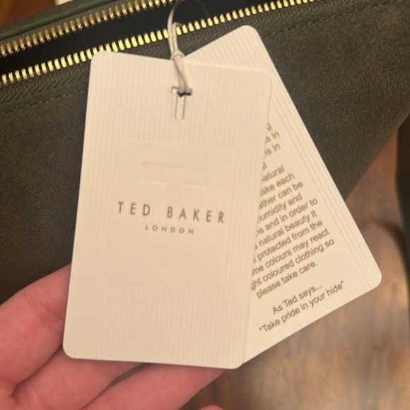 Ted Baker Rojin Leather/Suede Braided Strap Bucket Bag - Picture 8 of 12